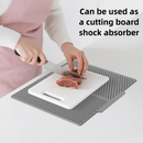 2PC Black Multi - Use Drain Mat (37x27 cm) – Non - Slip Heat Protection for Dish Drying & Prep - RnR Galore