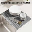 2PC Black Multi - Use Drain Mat (43x33 cm) – Non - Slip Heat Protection for Dish Drying & Prep - RnR Galore