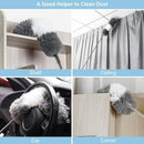 2PCS Duster Extendable Telescopic Microfibre Duster with Stainless Steel Pole - RnR Galore