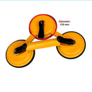 2x 150kg Load Aluminum Triple Suction Cup Pad Glazer Glass Sucker Remover Lifter - RnR Galore