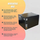 3 IN 1 Foam Plyo Games Plyometric Jump Box - RnR Galore
