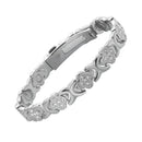 3 - Pack 13cm Clover Magnetic Bracelet Set – Rose Gold/Gold/Silver Tone,Crystal Inlay for Women - RnR Galore