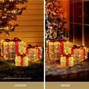3 PCS Christmas Lights 240 LED Fairy Light Gift Box Decorations Jingle Jollys - RnR Galore