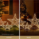 3 PCS Christmas Lights 900 LED Fairy Light Star Decorations Jingle Jollys - RnR Galore