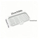 3 - PCS Grey Large Drainable Soap Dish Tray with Anti - Slip Base for Bathroom Sink - Keeps Soap Dry and Organized in Australian Homes - RnR Galore