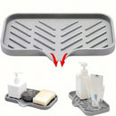 3 - PCS Grey Large Drainable Soap Dish Tray with Anti - Slip Base for Bathroom Sink - Keeps Soap Dry and Organized in Australian Homes - RnR Galore