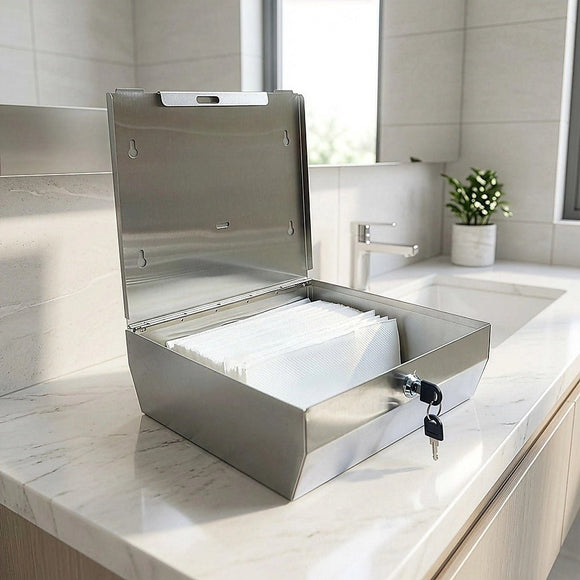 304 Stainless Steel Hand Paper Towel Dispenser Holder Toilet Heavy Duty - RnR Galore