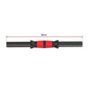 30kg Adjustable Rubber Dumbbell Set Barbell Home GYM Exercise Weights - RnR Galore
