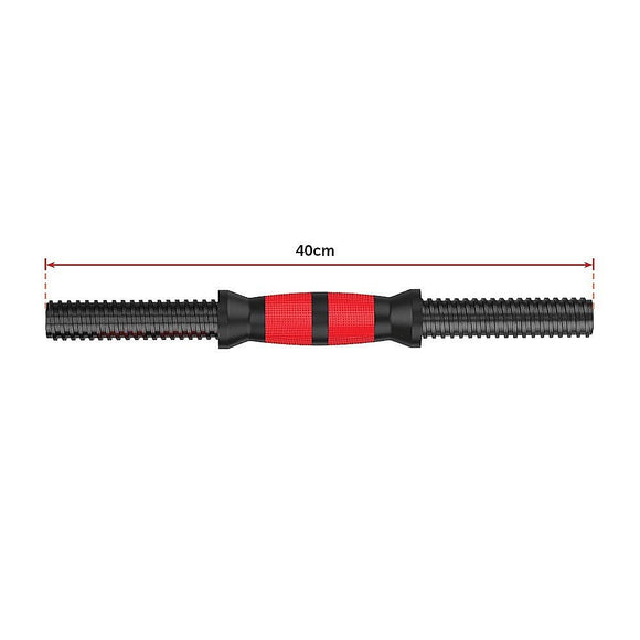 30kg Adjustable Rubber Dumbbell Set Barbell Home GYM Exercise Weights - RnR Galore