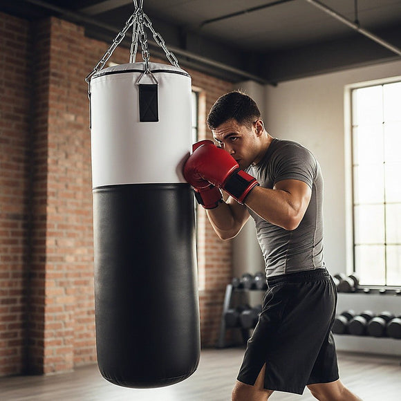 30kg Heavy Duty Boxing Punching Bag Solid Filled - RnR Galore