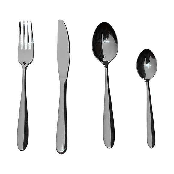 32 Piece Stainless Steel Cutlery Set Knives Fork Spoon Teaspoon - RnR Galore