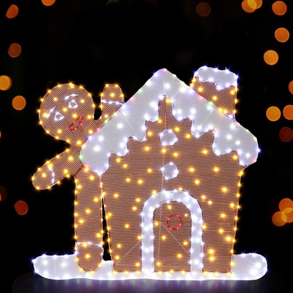 330 LED Christmas Lights Gingerbread Motif Fairy Light Decoration Jingle Jollys - RnR Galore