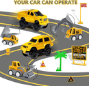 343 track - building sets, track - course - STEM learning toys, construction vehicles (concrete mixers, dump trucks), Track - birthday/Christmas gifts for boys - Developing motor skills and creativity - Compatible with the major - RnR Galore