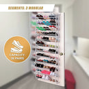 36 Pair Shoe Holder Organiser Over The Door Hanging Shelf Rack Storage Hook - RnR Galore