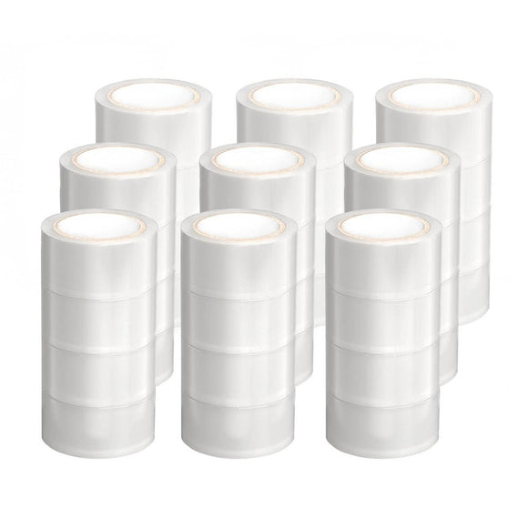 36 Rolls Packing Packaging Tape Sticky Clear Sealing Tapes Transparent 48mmx75m - RnR Galore