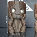 3D Printed Mini Succulent - Friendly Flower Pots, Brown - RnR Galore