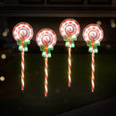 4 PCS Christmas Lights Path Ground Light Garden Decorations 68 LED Jingle Jollys - RnR Galore