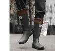 41 Black Foldable Knee - High Rain Boots - Packable Waterproof Non - Slip Wellies for Travel & Festivals - RnR Galore