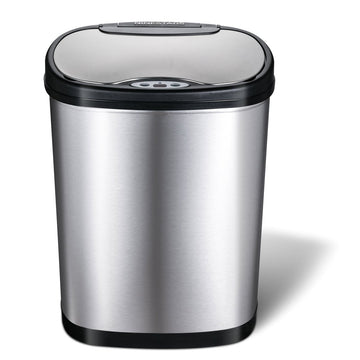 42L Automatic High Tech Stainless Steel Trash Bins - RnR Galore
