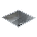 440x440mm Handmade Stainless Steel Undermount / Topmount Kitchen Laundry Sink with Waste - RnR Galore