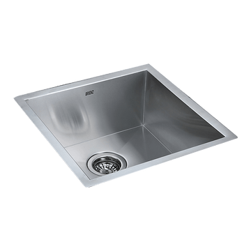 440x440mm Handmade Stainless Steel Undermount / Topmount Kitchen Laundry Sink with Waste - RnR Galore