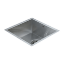 440x440mm Handmade Stainless Steel Undermount / Topmount Kitchen Laundry Sink with Waste - RnR Galore