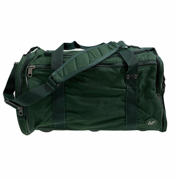 44L Travel Foldable Duffel Bag Gym Sports Luggage Travel Foldaway D - Zip Top School Bags - Bottle Green - RnR Galore