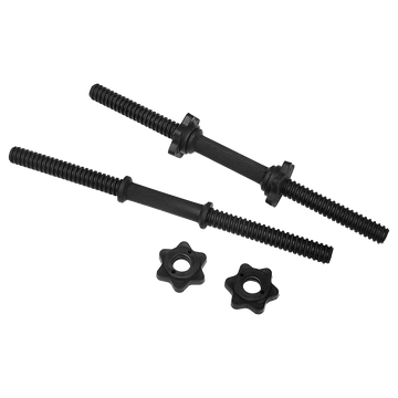 45cm - 1 Pair Dumbbell Bar 25mm Diameter - PVC Coated Dumbell Handle - RnR Galore