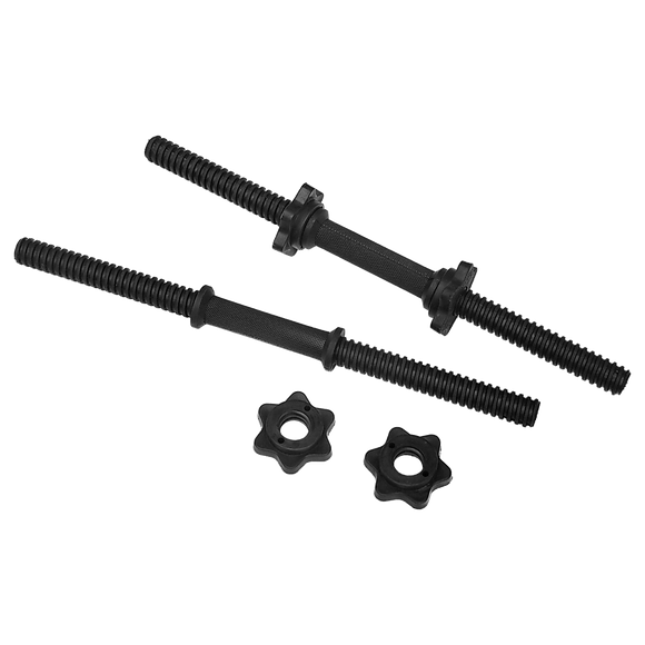 45cm - 1 Pair Dumbbell Bar 25mm Diameter - PVC Coated Dumbell Handle - RnR Galore
