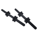 45cm - 1 Pair Dumbbell Bar 25mm Diameter - PVC Coated Dumbell Handle - RnR Galore