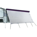 4m Caravan Privacy Screen Side Sunscreen Sun Shade for 14' Roll Out Awning - RnR Galore