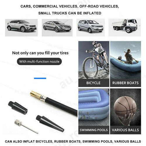 4WD Car Pump Truck 12V 150PSI Car Air Compressor Portable Tyre Deflator Inflator - RnR Galore
