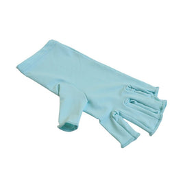 5 - Pair Blue UV Protection Fingerless Gloves for Nail Art Curing and Cycling Sun Protection - Made of Nylon/Spandex, Manicure Hand Care - RnR Galore