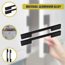 5 x 96mm Kitchen Handle Cabinet Cupboard Door Drawer Handles square Black furniture pulls - RnR Galore