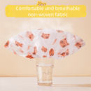50 Pieces Thickened Non - Woven Disposable Shoe Covers (Yellow Bear) – Universal Fit (EU Size 34 - 45) for Guests & Floor Protection - RnR Galore