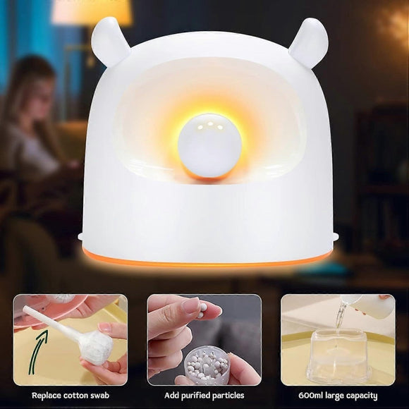 500ml Quiet White Humidifier for Bedroom, Plants, Babies Room - RnR Galore