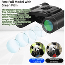500x25 High Power HD Binoculars - Portable Concert Telescope with Phone Photography Capability, FMC Coated Optics - RnR Galore