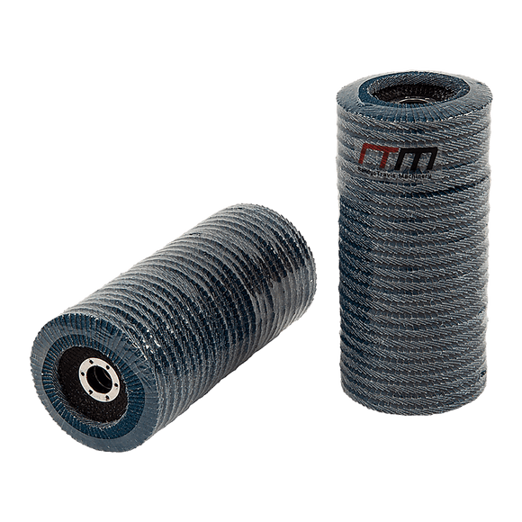 50x Pack Premium Zirconia Flap Disc Sanding Grinding 115mm 4.5" 40 Grit - RnR Galore