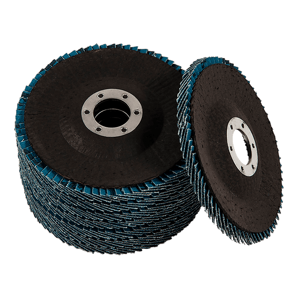 50x Pack Premium Zirconia Flap Disc Sanding Grinding 115mm 4.5" 40 Grit - RnR Galore