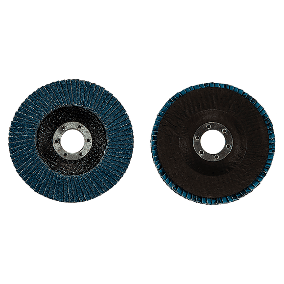 50x Pack Premium Zirconia Flap Disc Sanding Grinding 115mm 4.5" 40 Grit - RnR Galore