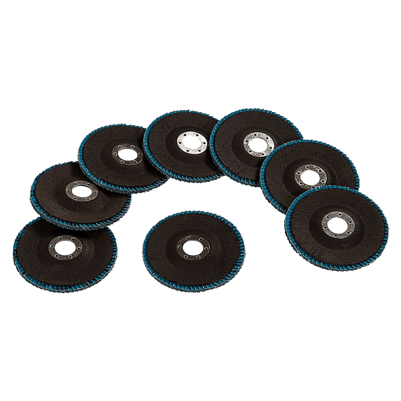 50x Pack Premium Zirconia Flap Disc Sanding Grinding 115mm 4.5" 40 Grit - RnR Galore