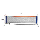 6 Meters Portable Foldable Mini Tennis Net & Post Set - RnR Galore