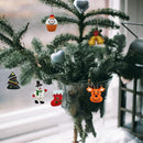60pcs Mini Christmas Ornaments for Mini Tree Decorations Small Christmas Ornaments Resin Miniatures for Craft Christmas Decor - RnR Galore