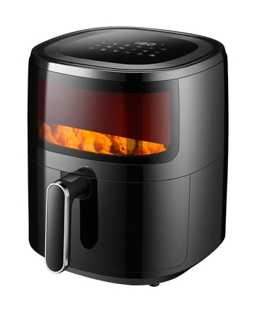 6L Digital Air Fryer w/ 1600W, 200C Cooking & Glass Window - RnR Galore