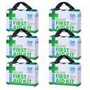 6x 210PCS EMERGENCY FIRST AID KIT Medical Travel Set Workplace Office ARTG BULK - RnR Galore