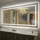 700x900mm LED Bathroom Mirror RGB Anti - Fog Aluminum - RnR Galore