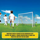 8' x 5' Soccer Football Goal Foot Portable Net Quick Set Up - RnR Galore