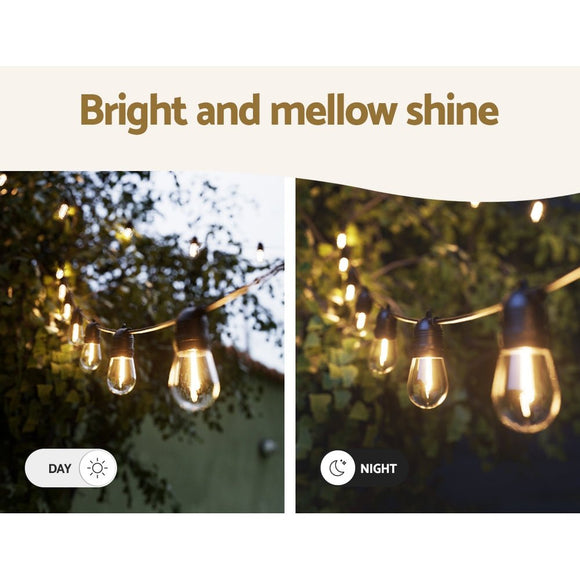 86m Festoon Lights Christmas Fairy String Lights Outdoor Party Garden Decor - RnR Galore