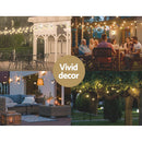 86m Festoon Lights Christmas Fairy String Lights Outdoor Party Garden Decor - RnR Galore