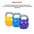 8KG, 12KG, 16KG Pro - Grade Steel KettleBell Set - RnR Galore